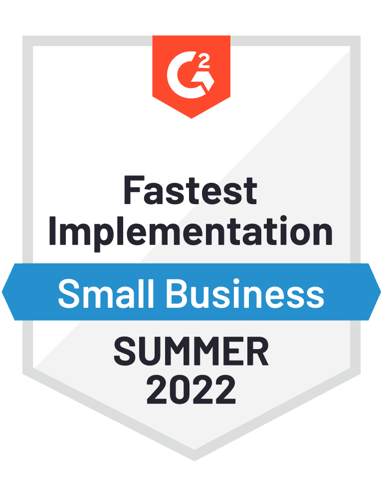 G2 Fastest Implementation - Summer 2022