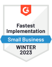 G2 Fastest Implementation - Winter 2023