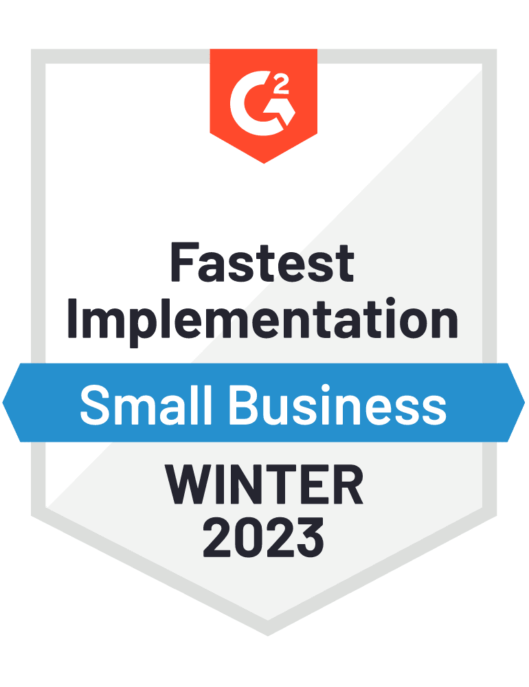 G2 Fastest Implementation - Winter 2023