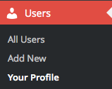Wordpress User Profile