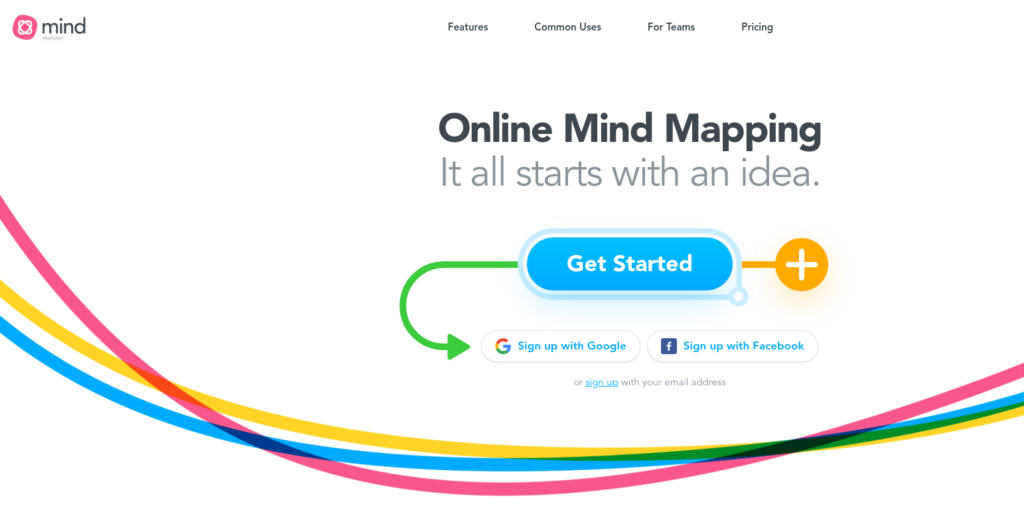 Mind Meister homepage