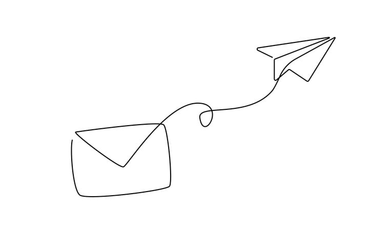 Illustration of email sequence
