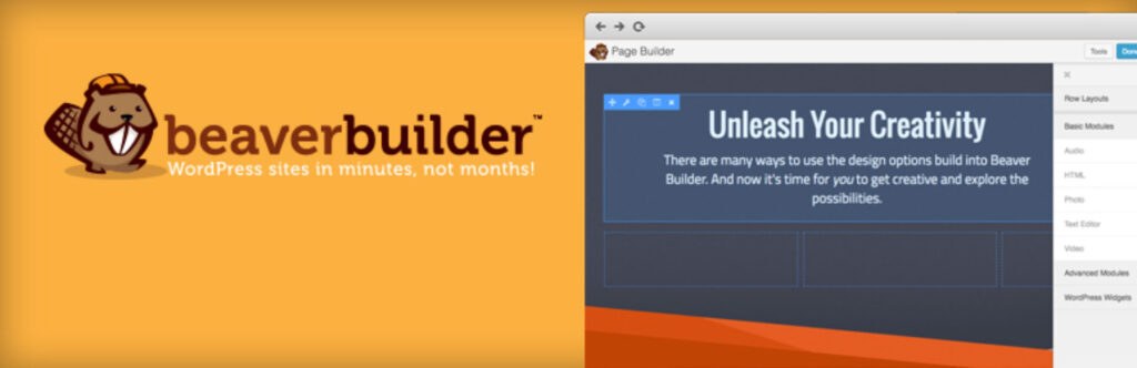 Beaver Builder homepage screenshot