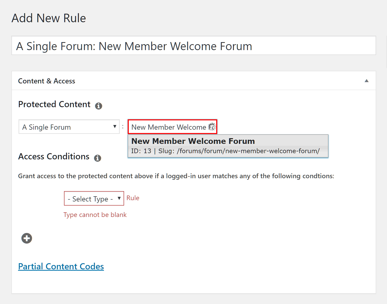 Forum Rules  in MemberPress