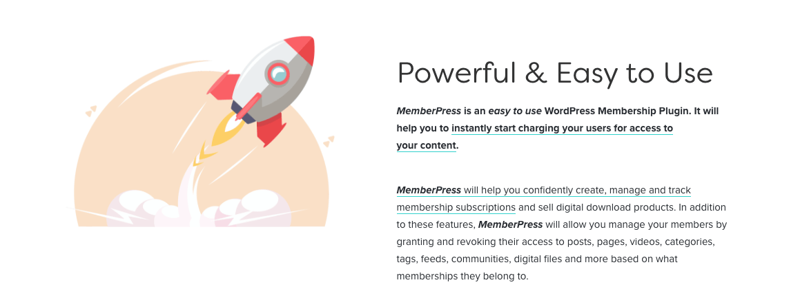 The MemberPress plugin