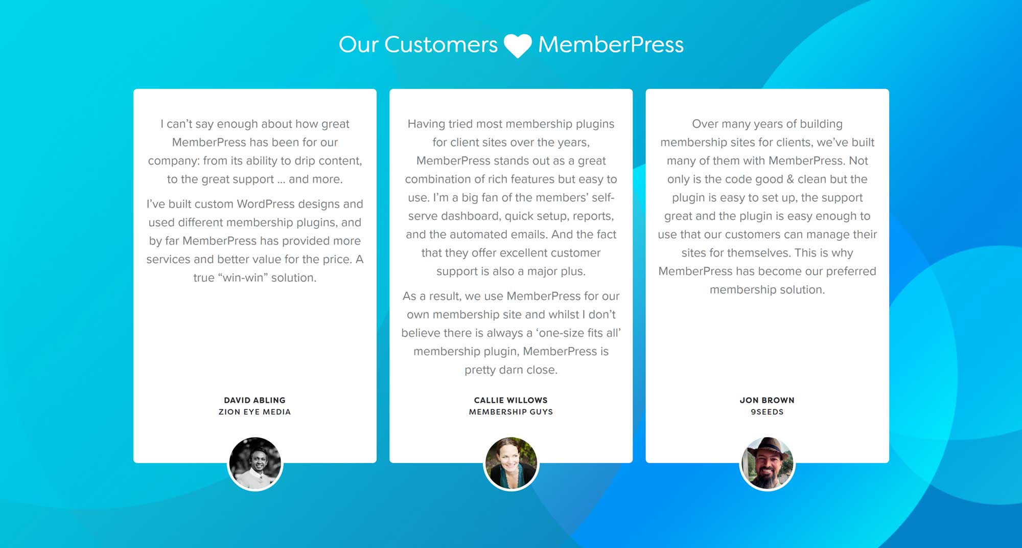 Publish Testimonials