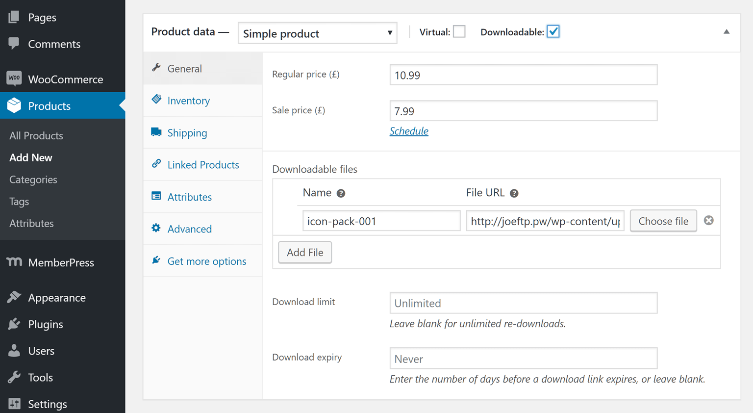 Product Data