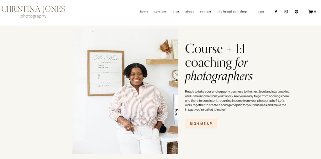 Christina Jones Fotografie Online-Kurs