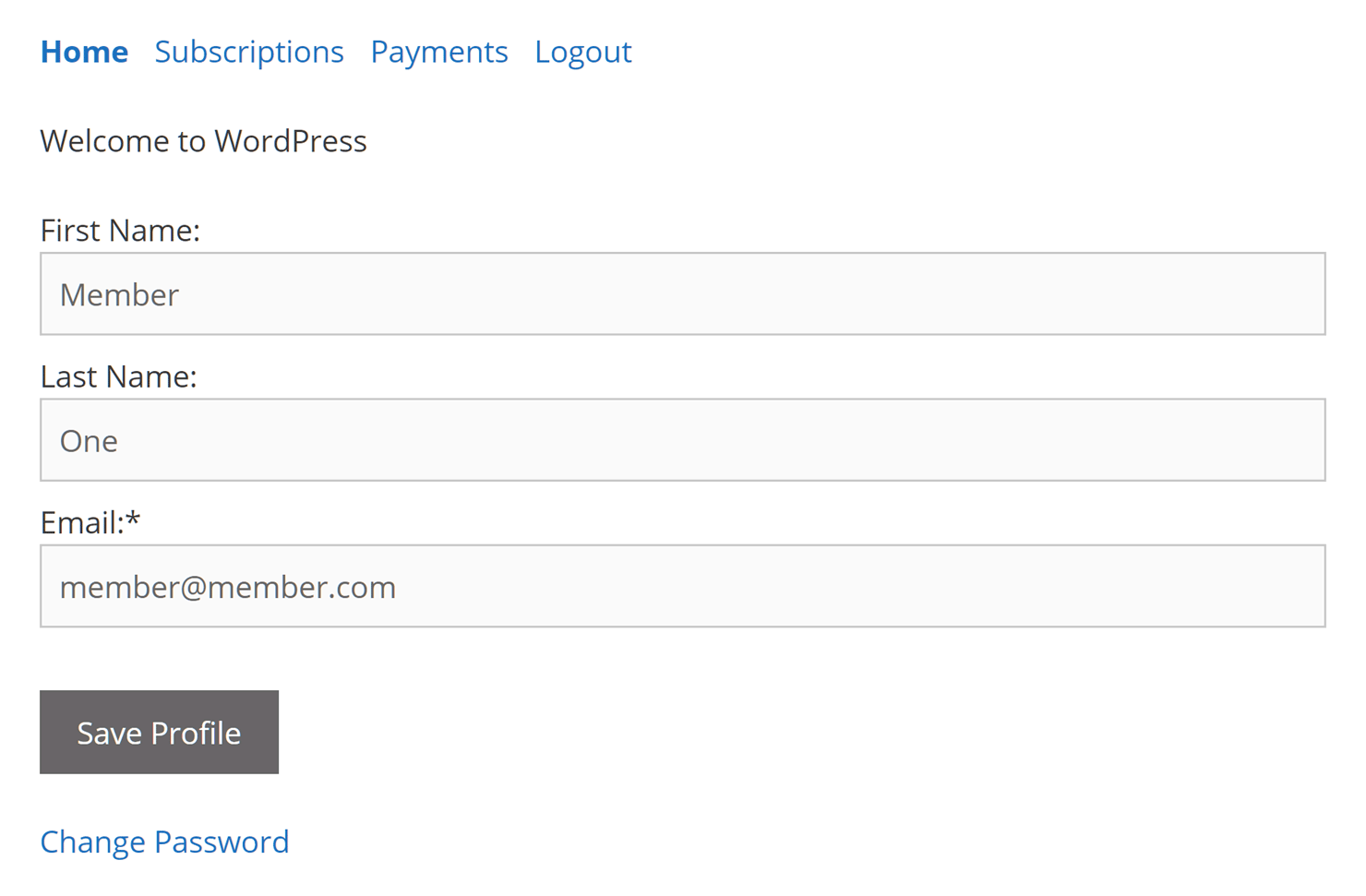 Account Form Published