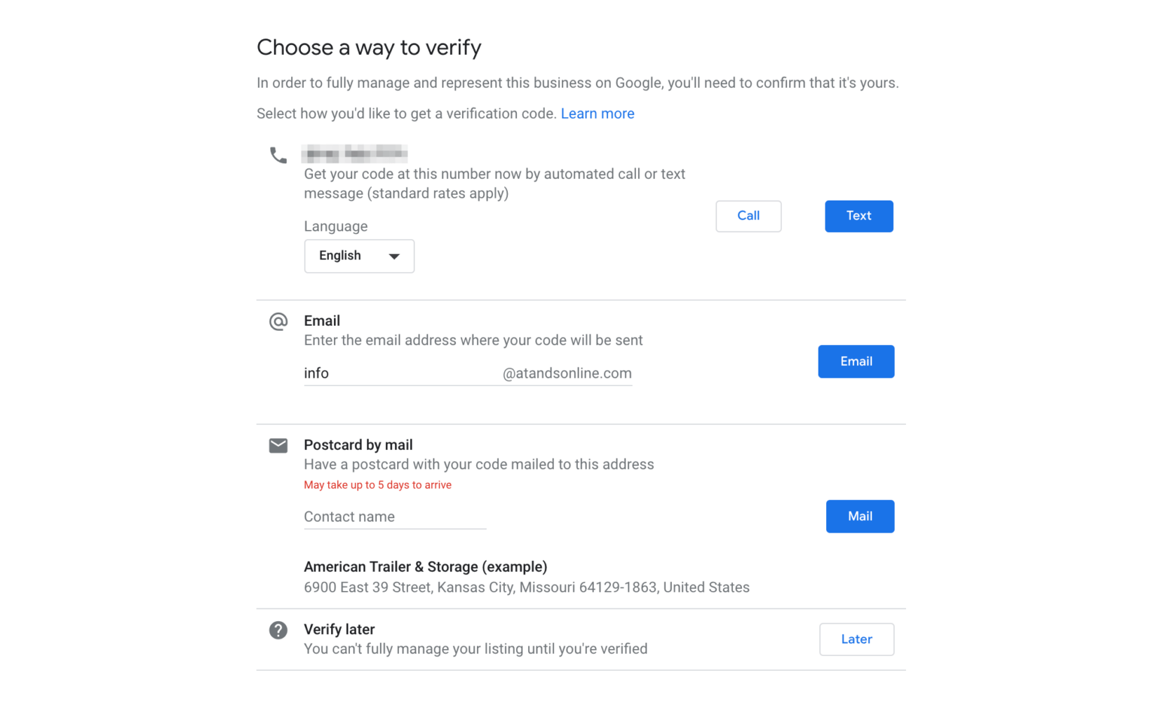 Пришел google verification code