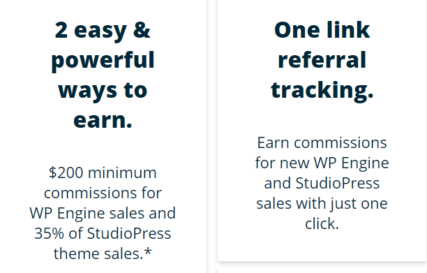 An example of an affiliate program.