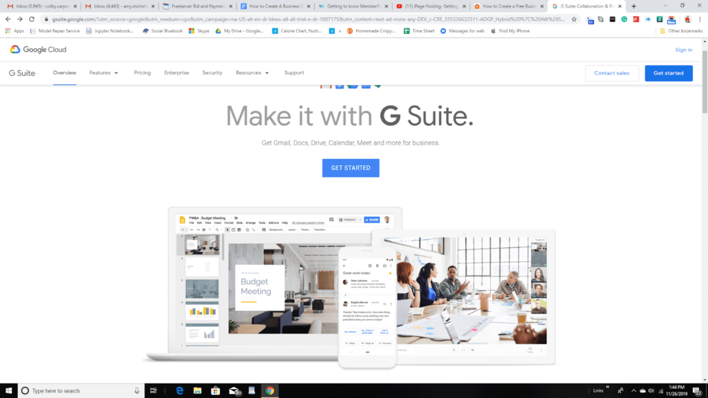 G Suite Getting Started