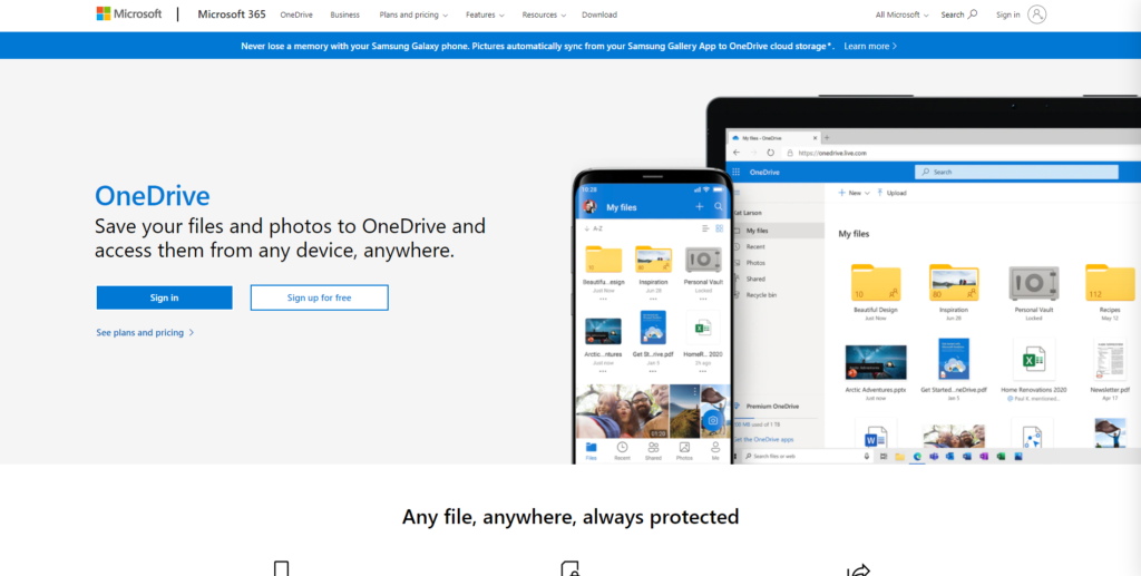 microsoft onedrive