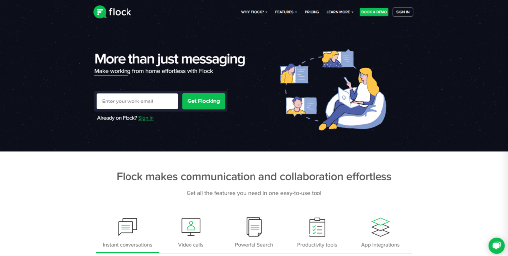 flock homepage