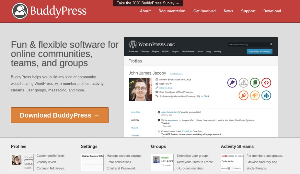 buddypress - Plug-ins de fórum do WordPress