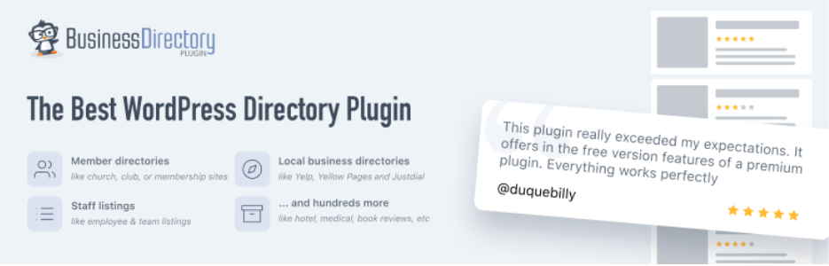 The Business Directory plugin.