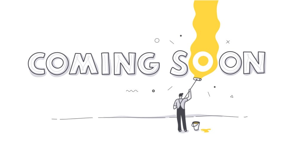coming soon page