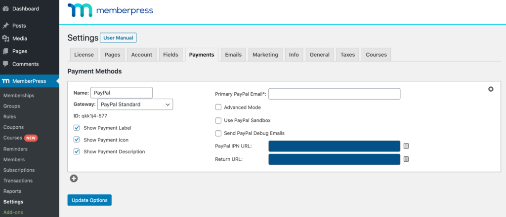 Setting Up Payment Methods For Your Membership Website