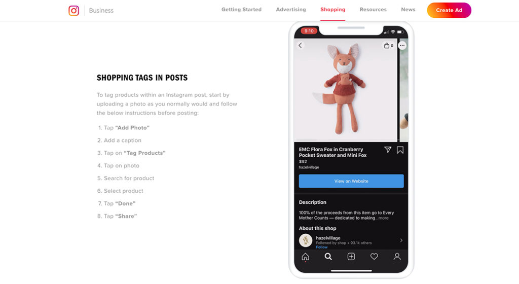 How to tag products for shoppable posts on Instagram