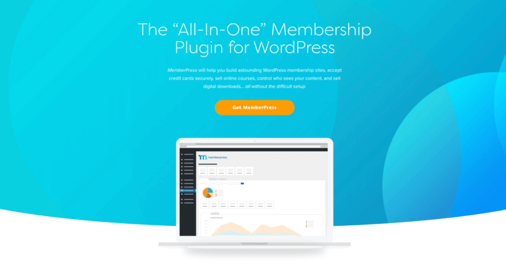 MemberPress plugin homepage.