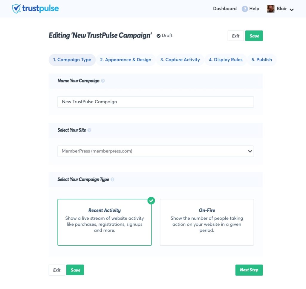 trustpulse next step