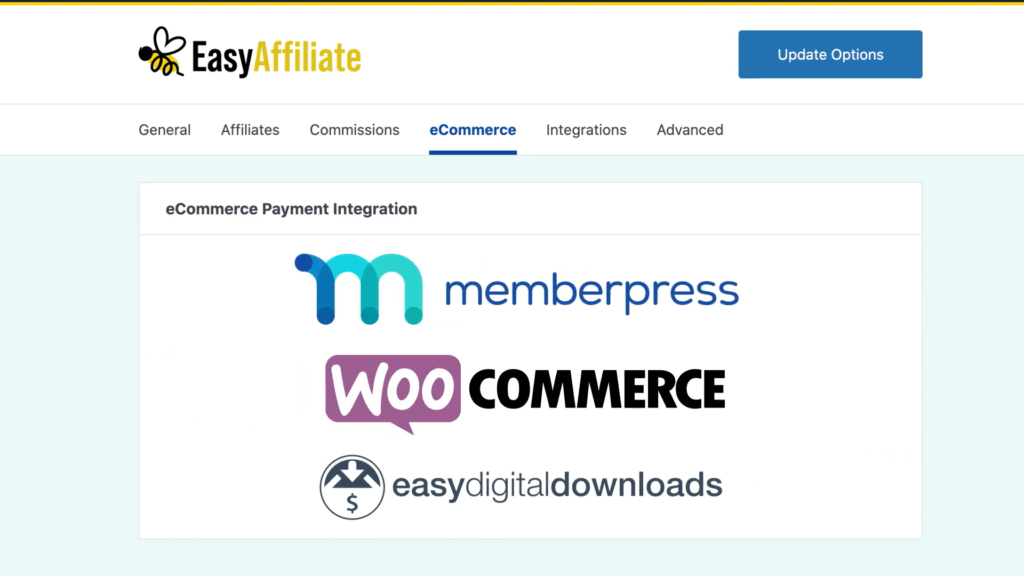 Easy Affiliate Payment Intergrations 