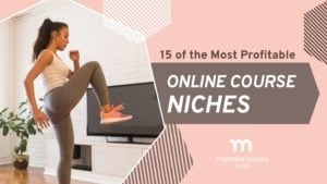 15 bons nichos para cursos on-line (+ exemplos reais de sites MemberPress)