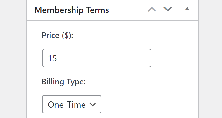 An example of membership terms for investment advice