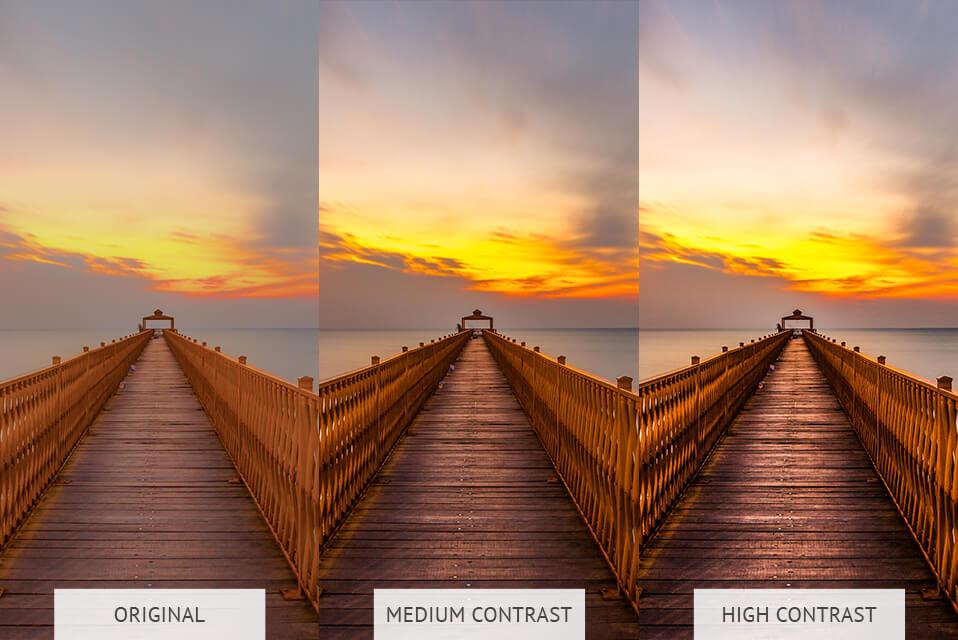 medium contrast photography