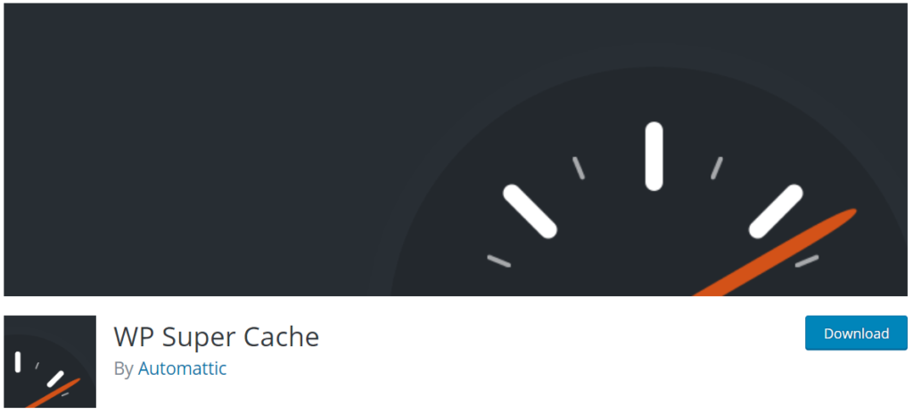 Plugin de mise en cache WP Super Cache