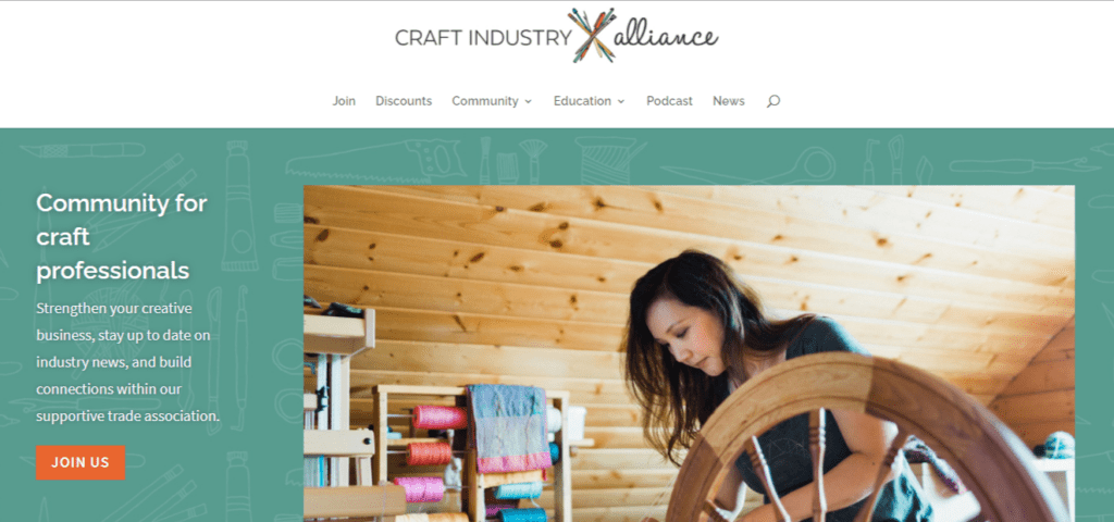 Craft Industry Alliance homepage