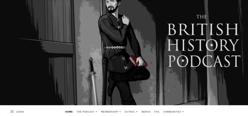 The British History Podcast homepage