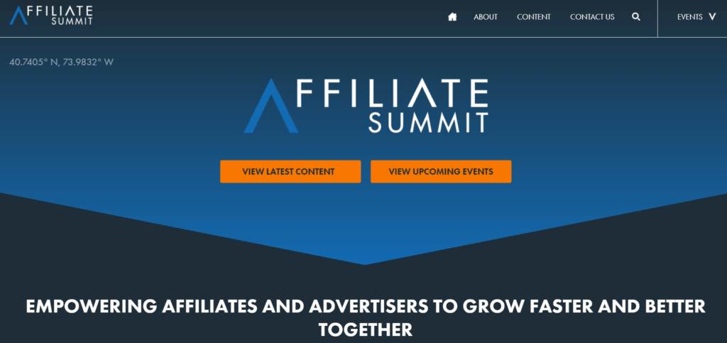 Affiliate Summit is an example of a paid industry seminar. 