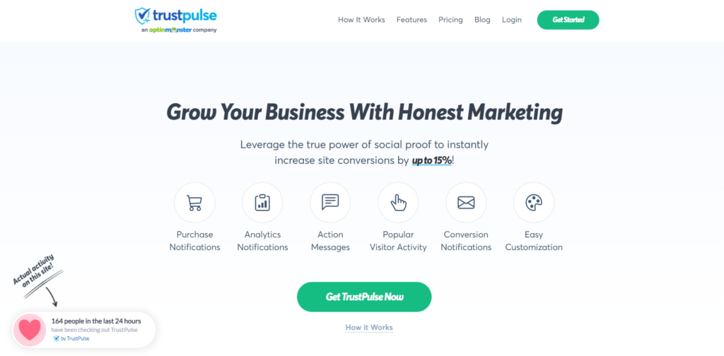 TrustPulse is a powerful plugin for FOMO marketing