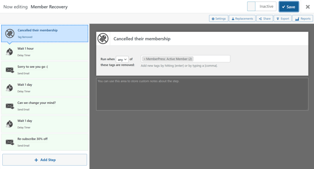 Groundhogg member recovery