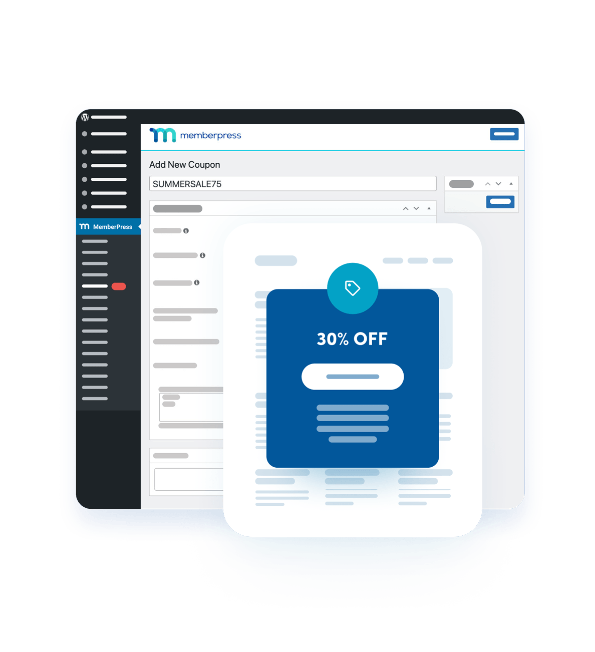 MemberPress coupons illustration