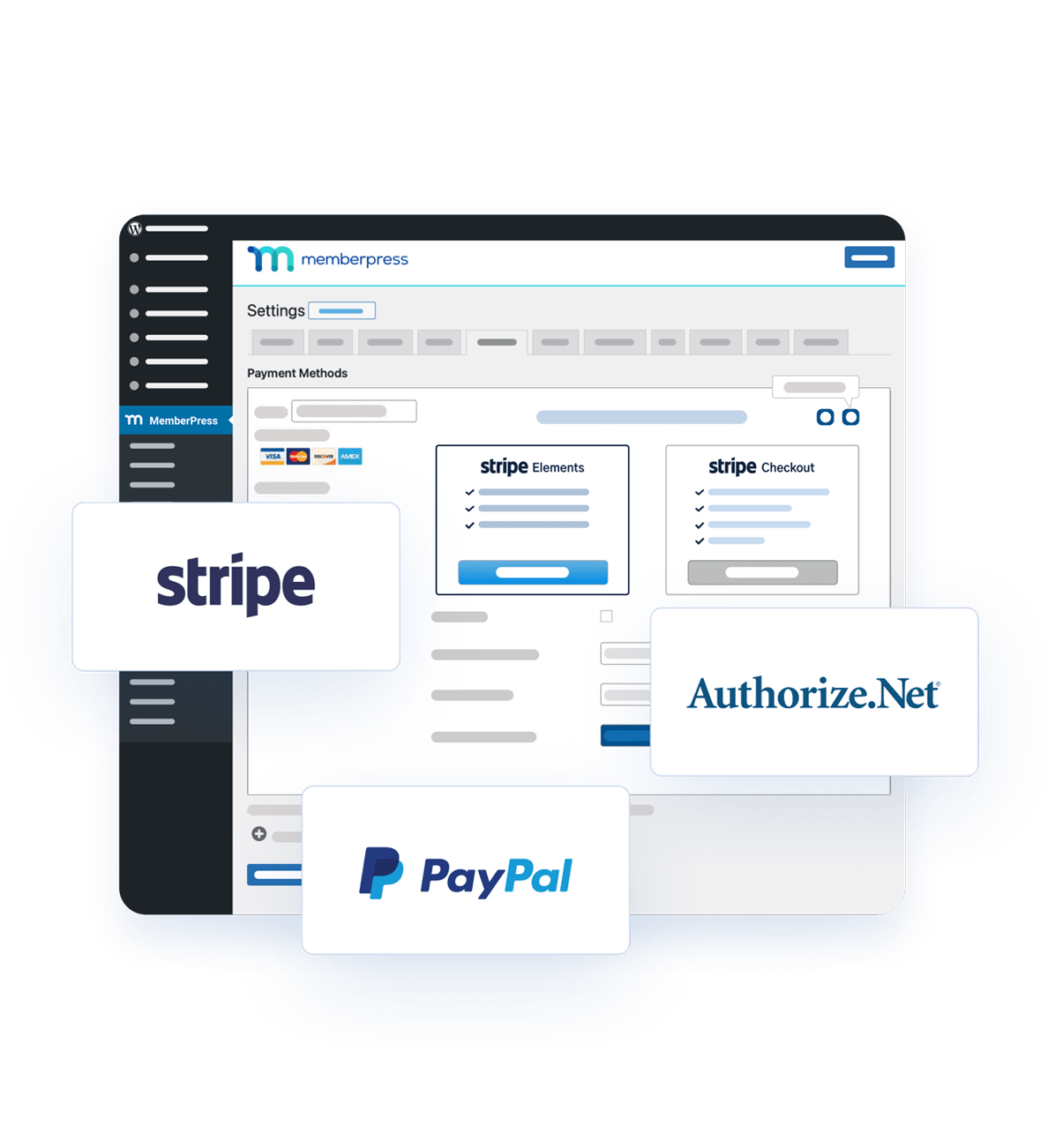 memberpress gateways illustration