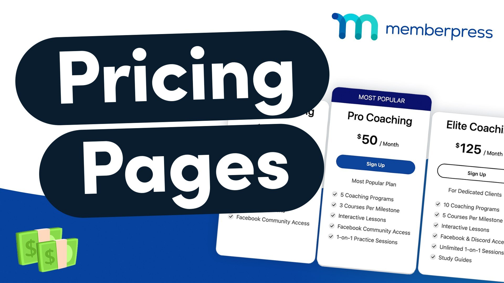 Pretty Pricing Pages with MemberPress