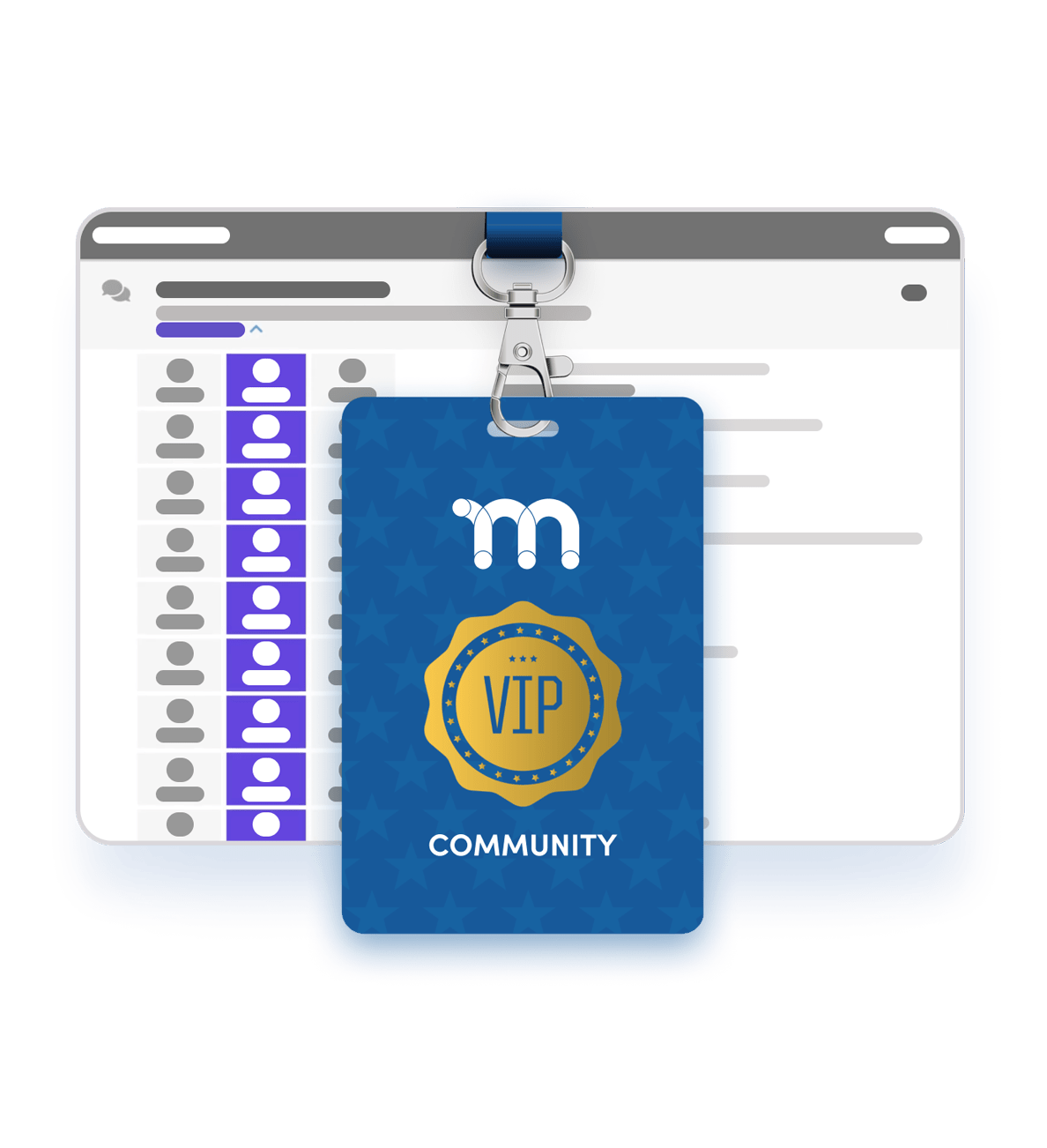 MemberPress VIP community badge