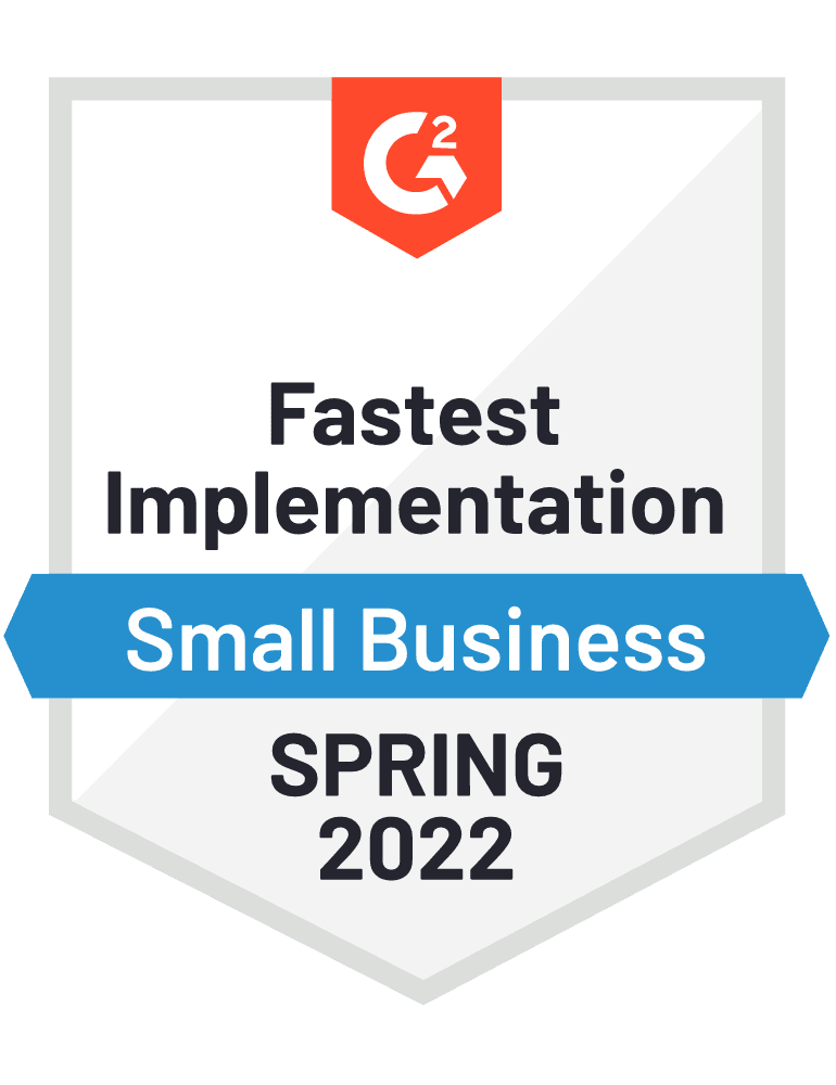 G2 Fastest Implementation - Spring 2022