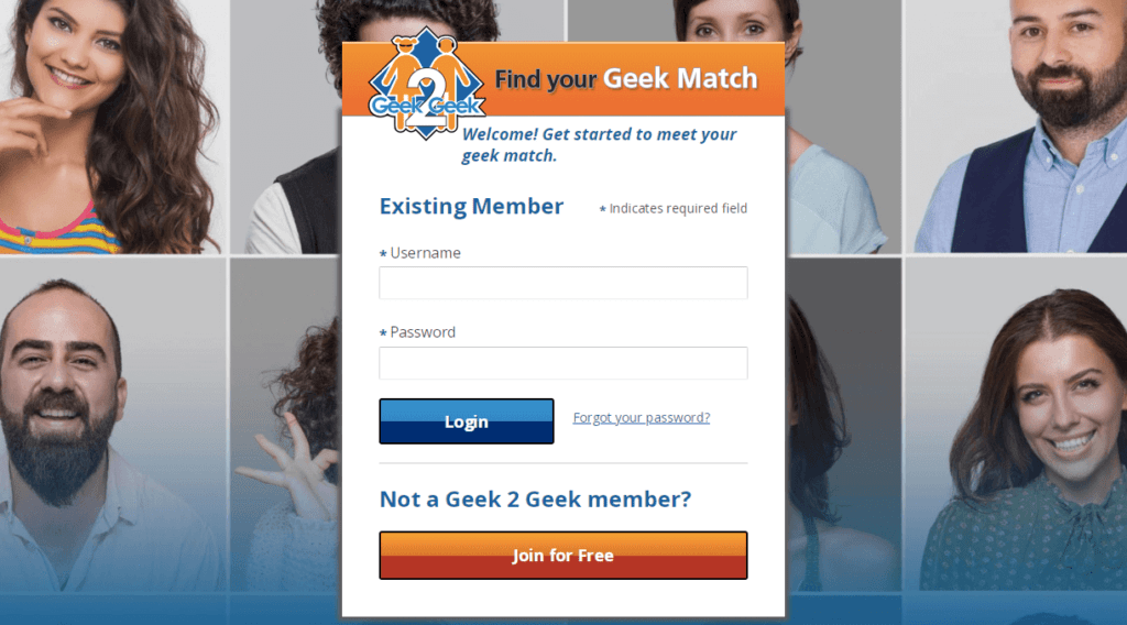 Geek2Geek niche dating website