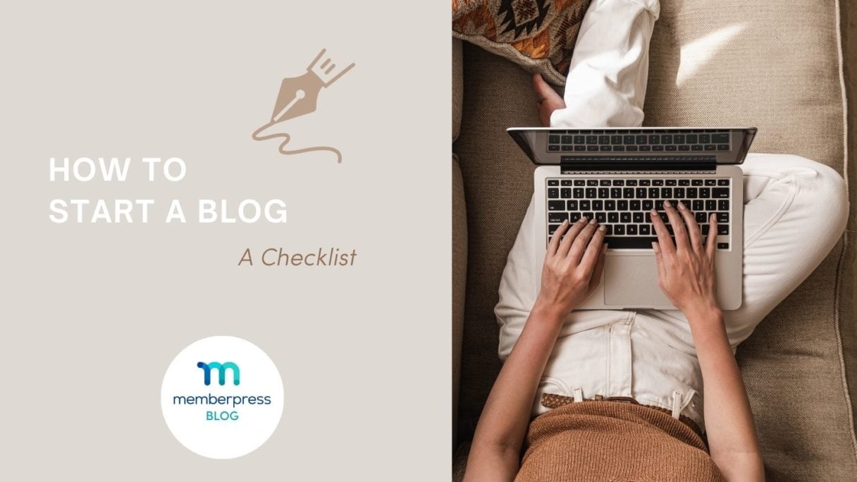 how to start a blog checklist