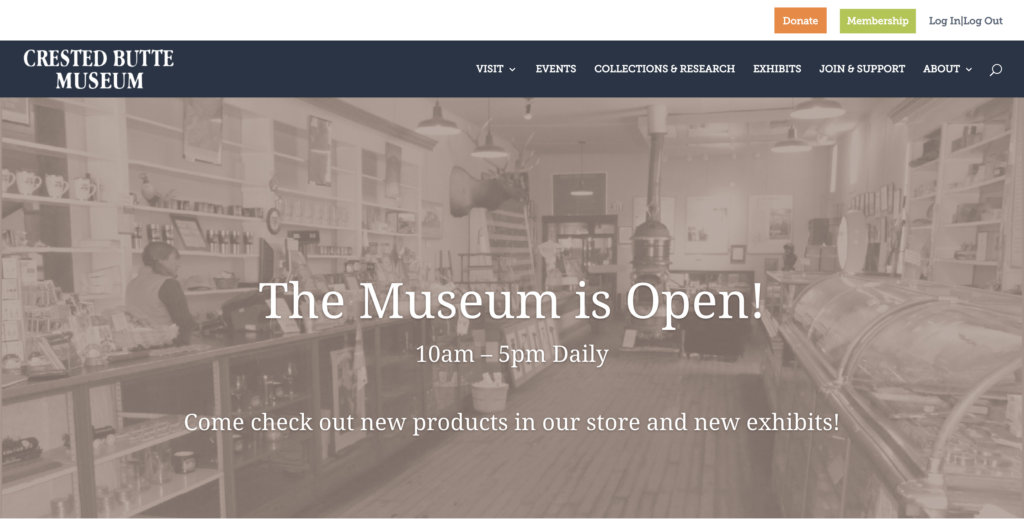 crested butte museum website