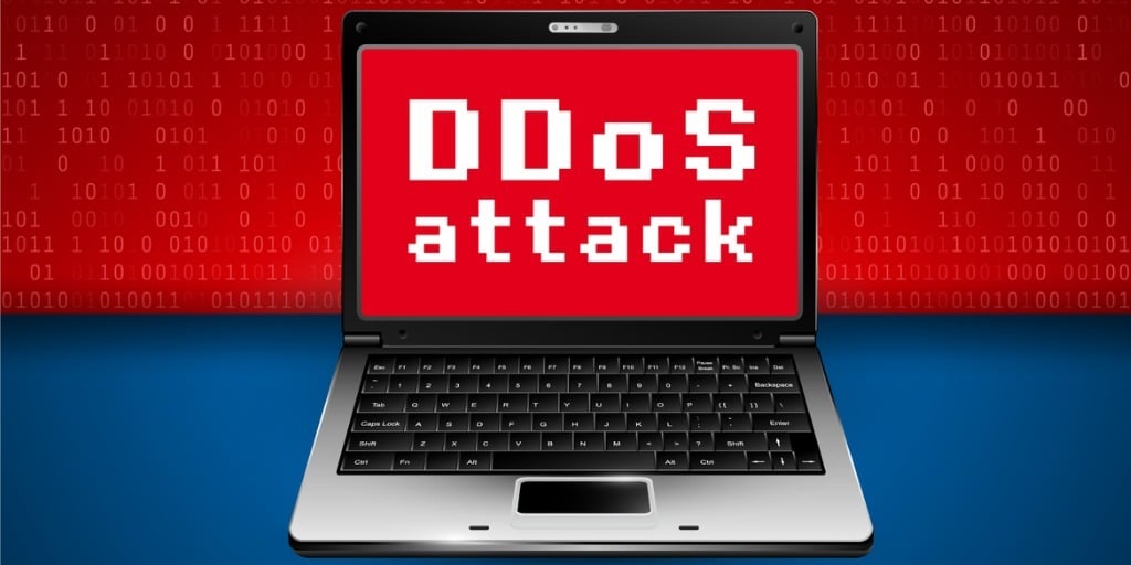 DDoS attacks illustration