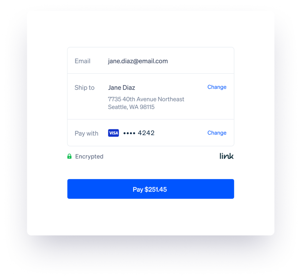 Pay in one click with MemberPress Link by Stripe