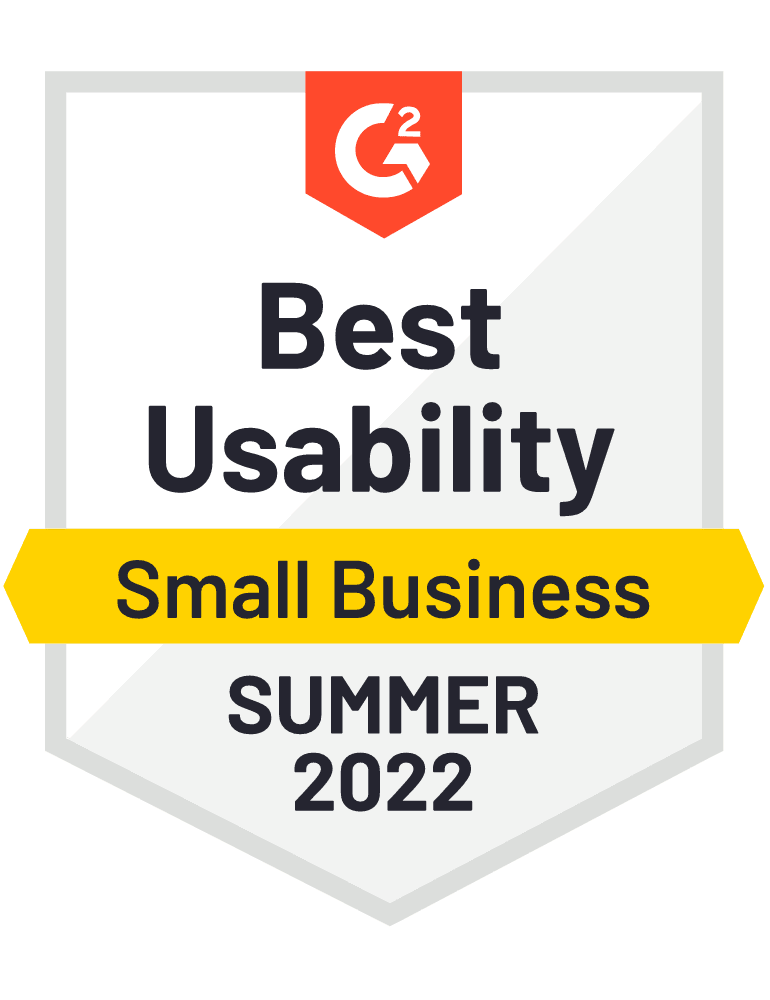 G2 Best Usability - Summer 2022