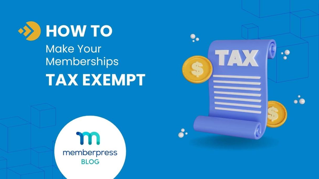 how to make your memberships tax exempt