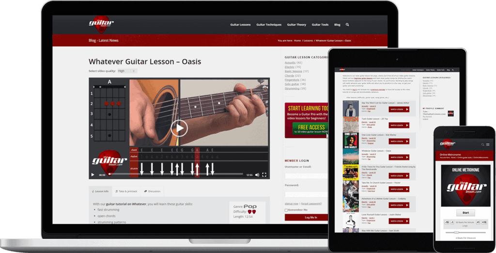 TheGuitarLessoncom online guitar school