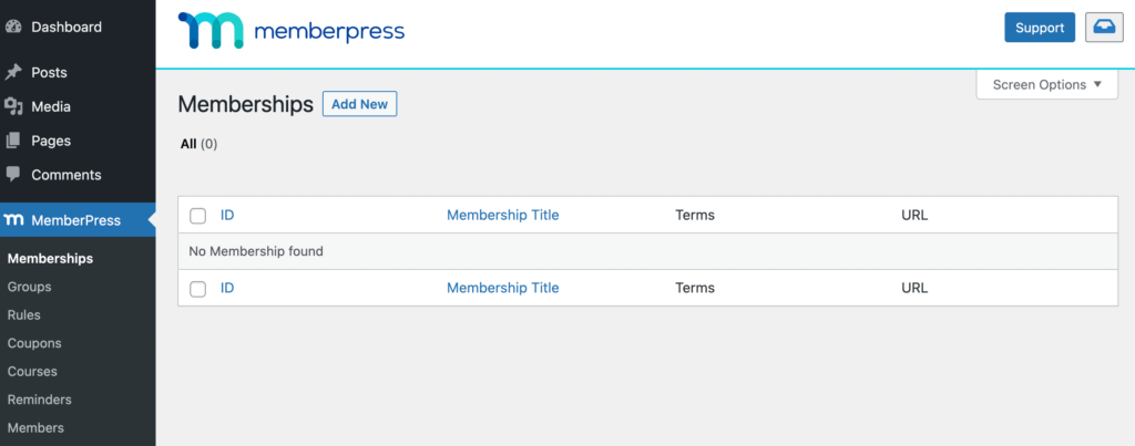 MemberPress memberships