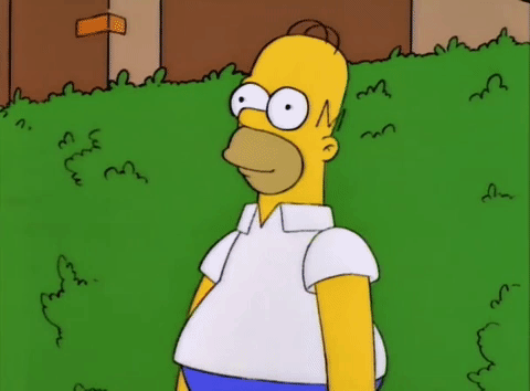 Homer Simpson embarrassed
